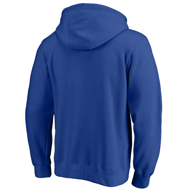 Fanatics Men's  Royal Buffalo Bills Victory Arch Team Fitted Pullover Hoodie - lauxsportinggoods