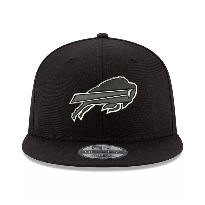 New Era Men's Buffalo Bills B-Dub 9FIFTY Adjustable Hat - Black - lauxsportinggoods