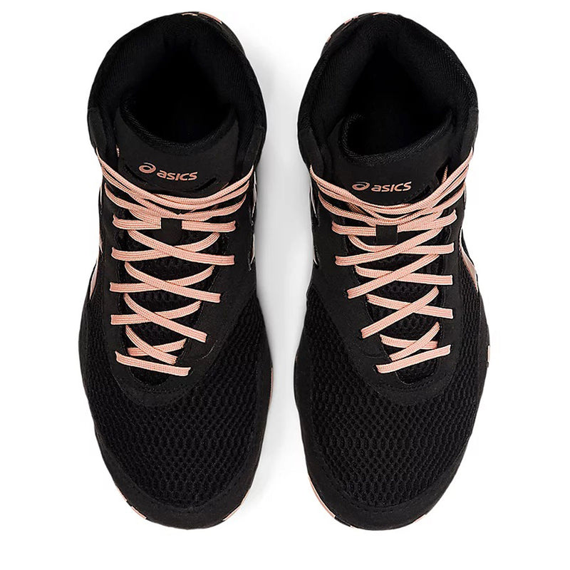 Women's black and rose best sale gold asics