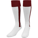 Open Box TCK Sports Premium Baseball/Softball Stirrup Socks-Small-Maroon/White - Set Of 3 - lauxsportinggoods