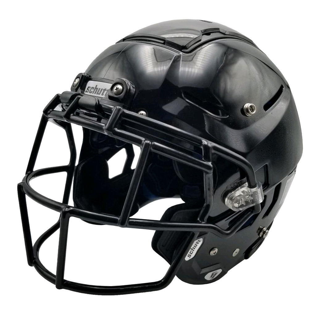 f7 football helmet black Schutt S-2081-L Football Helmet Black VTD w/ Black EGOP-NB-VC Cage