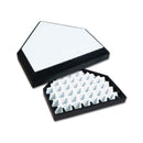 Champro Waffle Pro Style Home Plate - White - 15 inch x 15 inch x 3 inch - lauxsportinggoods