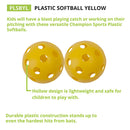 Champion Sports Plastic Soft Ball-Each - lauxsportinggoods
