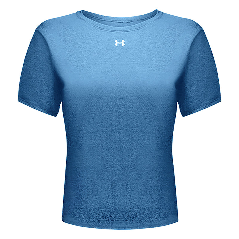 Under Armour Women's Heat Gear Tech Team T-Shirt - River/Blue -  Large - lauxsportinggoods
