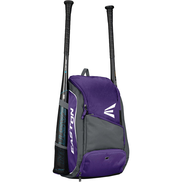 Open Box Easton Game Ready Bat & Equipment Backpack-Purple - lauxsportinggoods