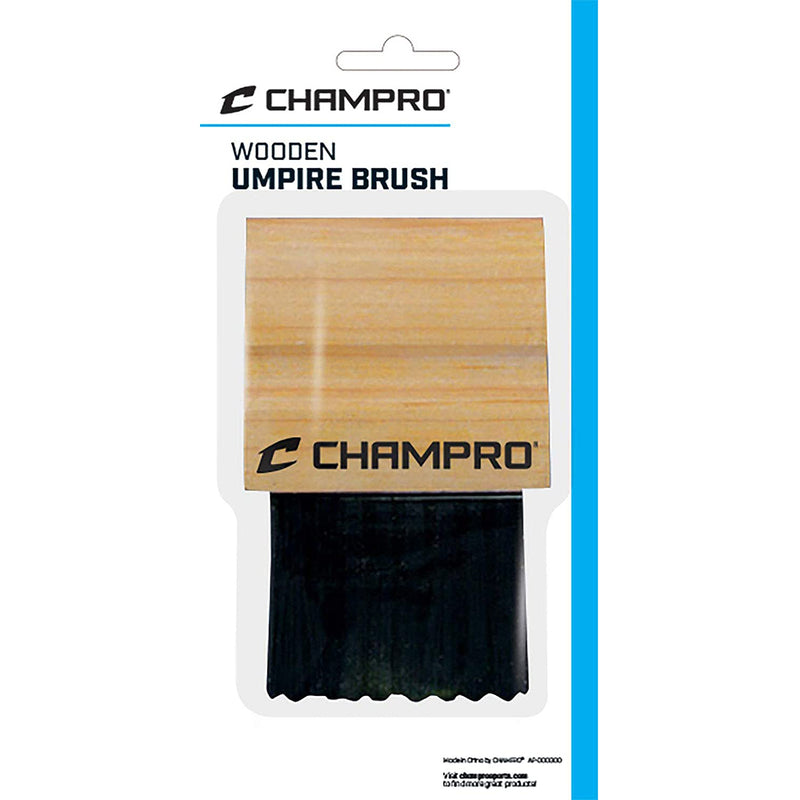 Champro Wood Handle Umpire Brush (Wood) - lauxsportinggoods