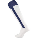 Open Box TCK Sports Premium Baseball/Softball Stirrup Socks-Medium-Navy/White - Set Of 5 - lauxsportinggoods
