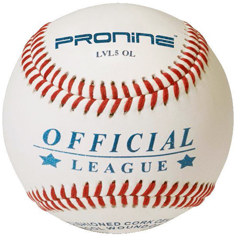 ProNine Sports - LVL5 OL - Medium Seam Official Synthetic Baseball - 1 Dozen - lauxsportinggoods