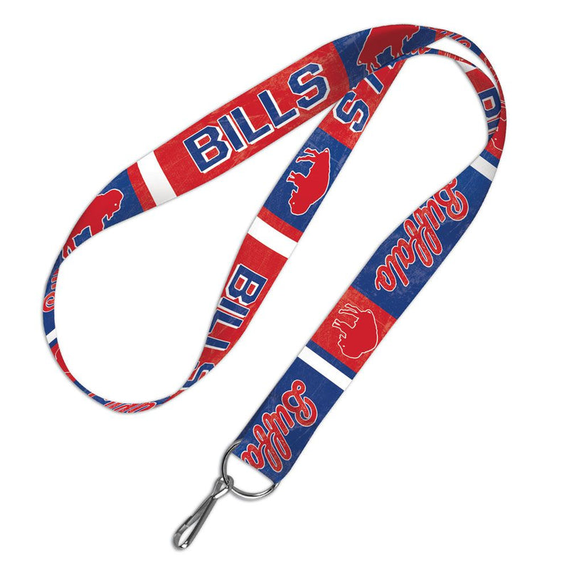 Wincraft Buffalo Bills Classic Logo Retro Lanyard 1 inch - lauxsportinggoods