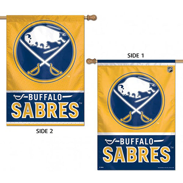 WinCraft NHL Buffalo Sabres 2 Sided Vertical Flag, 28 x 40 - lauxsportinggoods