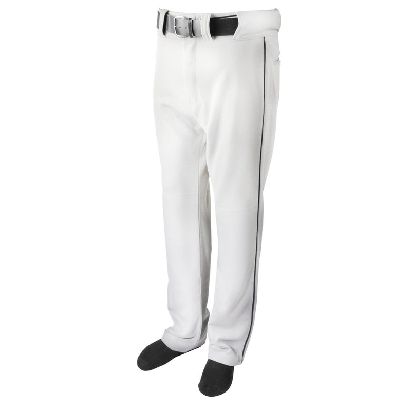Open Box Martin Sports - Pro Style Baseball Piped Pant - Youth - XS - White/Black - lauxsportinggoods