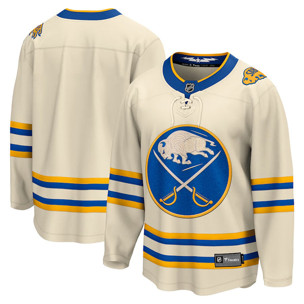 Fanatics NHL Heritage Classic Breakaway Jersey Buffalo Sabres - Cream - lauxsportinggoods