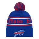 New Era Men's Buffalo Bills Knit Marquee E3 Hat - Royal - lauxsportinggoods