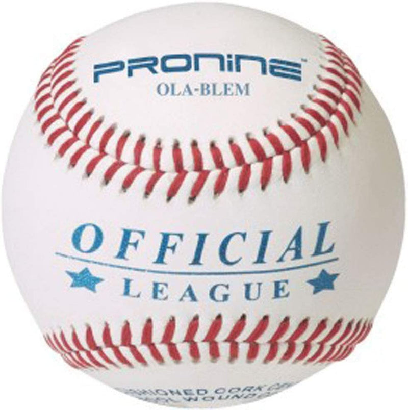 Open Box ProNine Sports - OLA-Blem - Raised Seam Leather Baseball - 1 Dozen - lauxsportinggoods