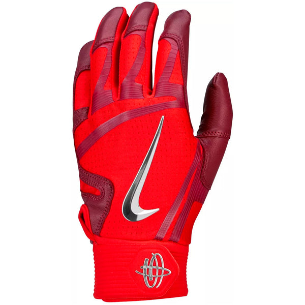 Nike Adult Huarache Elite Batting Gloves - Red - XLarge - lauxsportinggoods