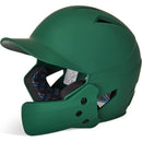 Used Champro HX Gamer Plus Bsbll Helmet w/Flap-FOREST GREEN BODY-MATTE-Senior - Large - lauxsportinggoods