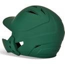 Used Champro HX Gamer Plus Bsbll Helmet w/Flap-FOREST GREEN BODY-MATTE-Senior - Large - lauxsportinggoods