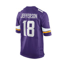 Fanatics Nike Men's Minnesota Vikings Justin Jefferson S/S Game Jersey - Purple - lauxsportinggoods