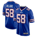 Fanatics Nike Men's Buffalo Bills Old Royal Game Home Jersey Matt Milano - lauxsportinggoods