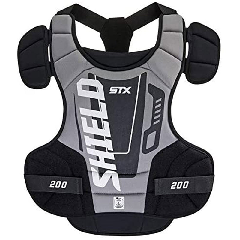 STX Lacrosse Shield 200 Chest Protector - Small - Black - lauxsportinggoods