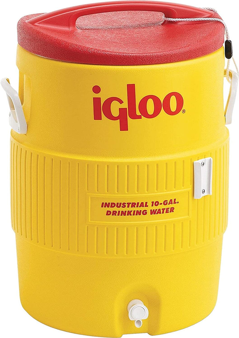 Igloo 4101 10 gallon dispenser,yel/red - lauxsportinggoods