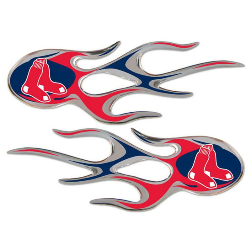Graphic Boston Red Sox Micro Flames Graphics - Pair - lauxsportinggoods