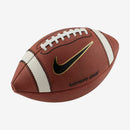 Nike Y Vapor One 2.0 Football - 8 Youth - Brown/White/Metallic Gold/Black - lauxsportinggoods