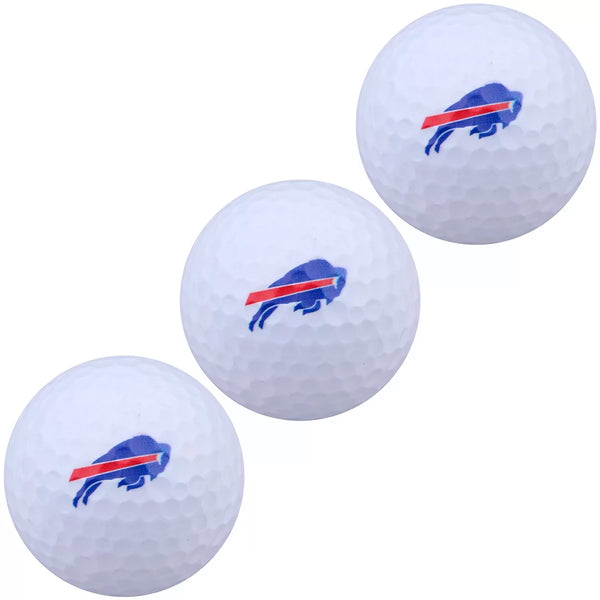 Wincraft Buffalo Bills Golf Balls - 3 pc sleeve - lauxsportinggoods