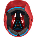 Open Box Champro HX Gamer Plus Bsbll Helmet w/Flap-SCARLET BODY-MATTE-Senior - lauxsportinggoods