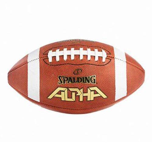 Athletic Connection SPALDING YOUTH ALPHA  Leather FOOTBALL - lauxsportinggoods
