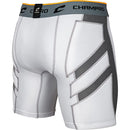Open Box Champro Windup Sliding Short with Cup-WHITE BODY-L - lauxsportinggoods