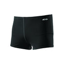 Dolfin Solid Square Leg Swim Shorts - Black - lauxsportinggoods