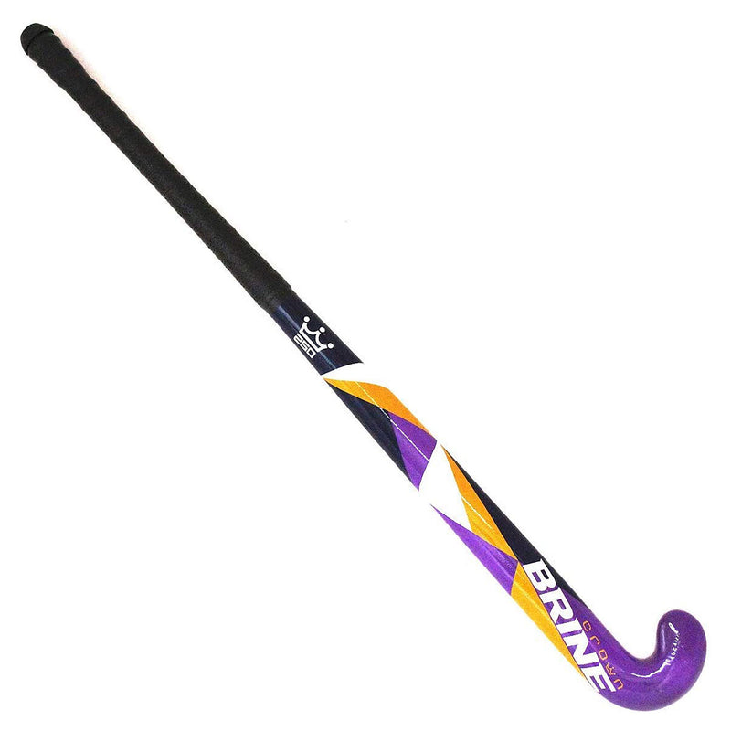 Brine Crown 250 20mm Standard Bow Composite Field Hockey Stick 35" - Purple - lauxsportinggoods