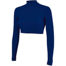 Long Sleeve Cheerleading Turtleneck Crop Top - lauxsportinggoods