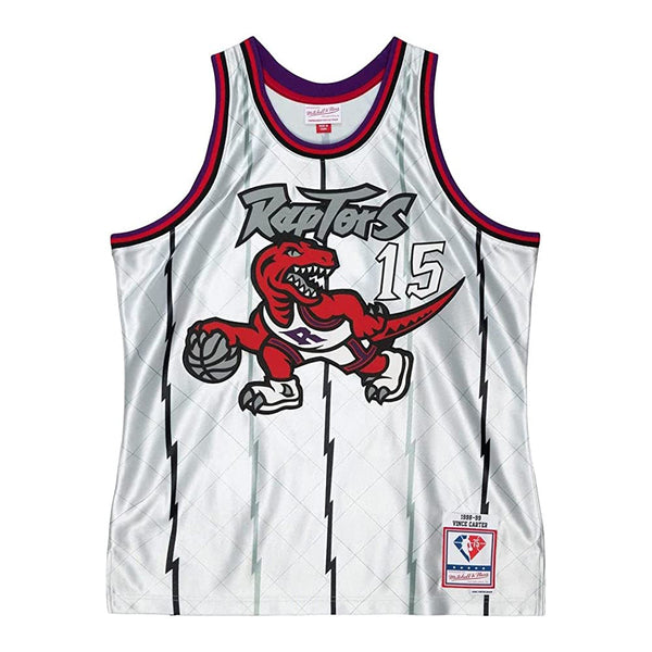NBA 75th Platinum Swingman Jersey Raptors 1998 Vince Carter - lauxsportinggoods