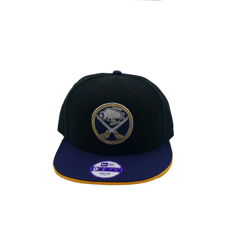 New Era Buffalo Sabres Adjustable Hat - Black - lauxsportinggoods