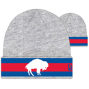 New Era Men's Buffalo Bills Knit Banded E3 Retro Logo Hat - Grey - lauxsportinggoods