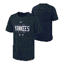 Outerstuff Boy's New York Yankees Dry-Fit Velocity Practice Tee - Pitch Blue - lauxsportinggoods