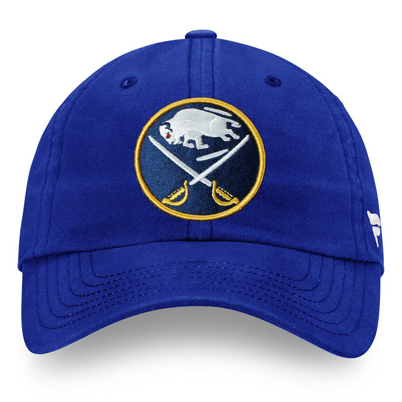 Fanatics NHL Buffalo Sabres Vintage Mens Sport Resort Unstructured Adjustable Blue Cobalt Hat - lauxsportinggoods