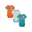 G-III Infant Boy's Miami Dolphins Short Sleeve Bodysuit - 3 Piece - lauxsportinggoods