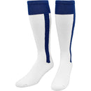 Open Box TCK Sports Premium Baseball/Softball Stirrup Socks-Medium-Navy/White - Set Of 5 - lauxsportinggoods