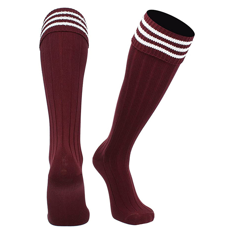 TCK Sports Euro Style 3 Stripe Soccer Socks - lauxsportinggoods