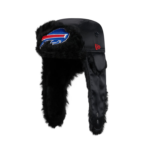 New Era Men's Buffalo Bills Trapper Basic E3 Hat - Black - lauxsportinggoods