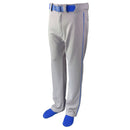 Open Box Martin Sports - Pro Style Baseball Piped Pant - Youth - M - Grey/Royal - lauxsportinggoods