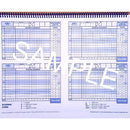 Glover's Scorebooks Volleyball Short Form Scorebook (35 Matches) - lauxsportinggoods