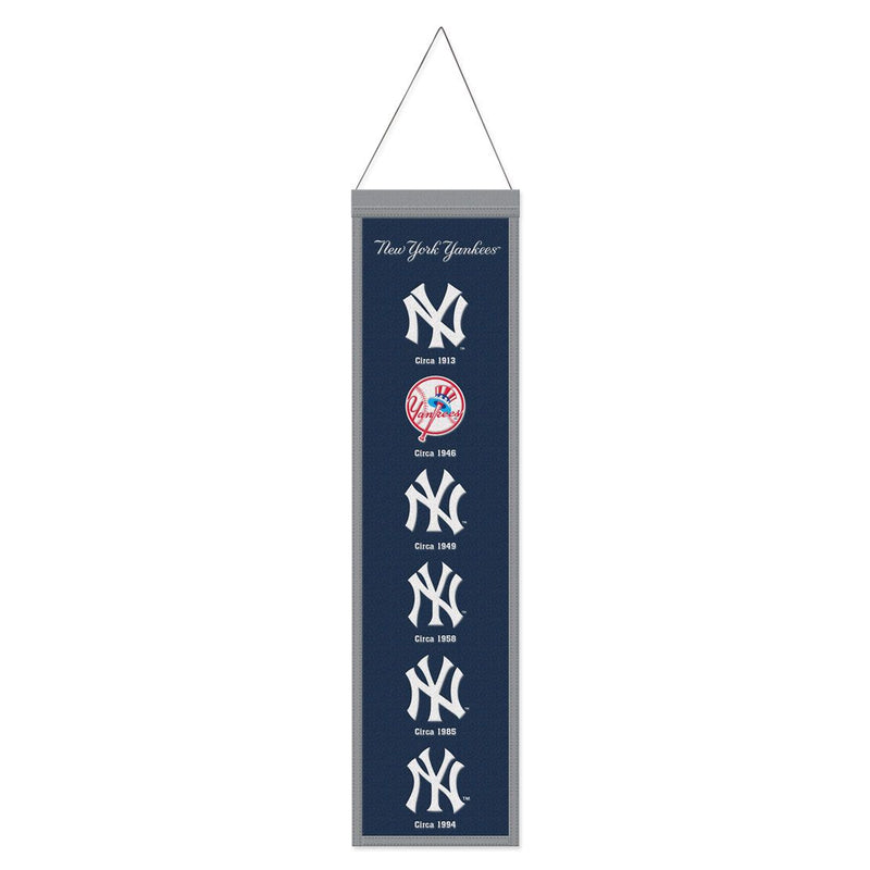 Wincraft New York Yankees Wool Banner 8" x 32" - lauxsportinggoods