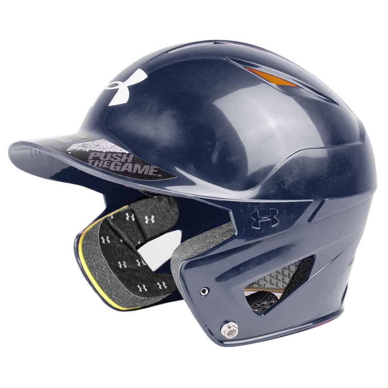 Open Box Under Armour Converge Molded Batting Helmet-Youth-Navy - lauxsportinggoods