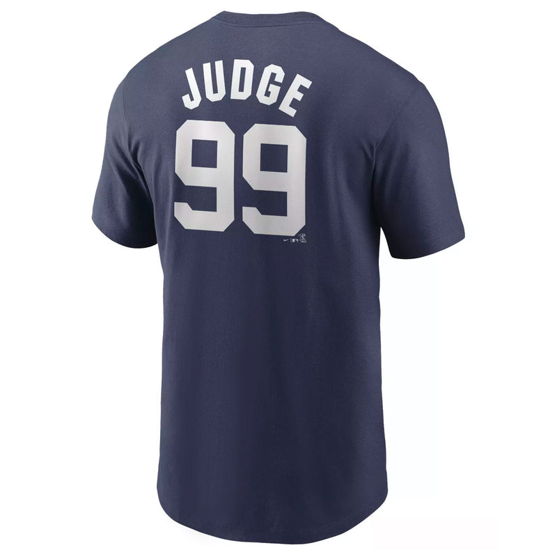 Fanatics Nike Nike Men MLB Aaron Judge T-Shirt New York Yankees Midnight Navy - lauxsportinggoods
