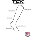 TCK Sports Finale Solid Color Over-Calf Socks - lauxsportinggoods