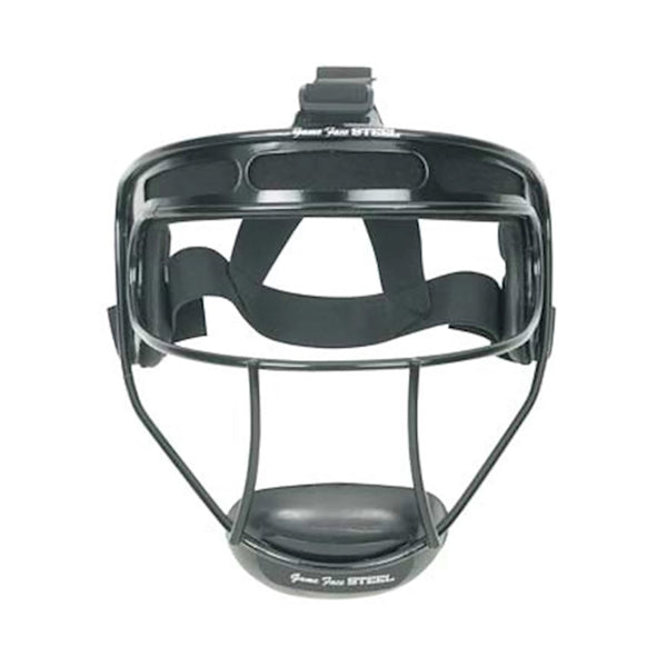 Markwort Game Face Steel Softball Safety Mask - Black - lauxsportinggoods